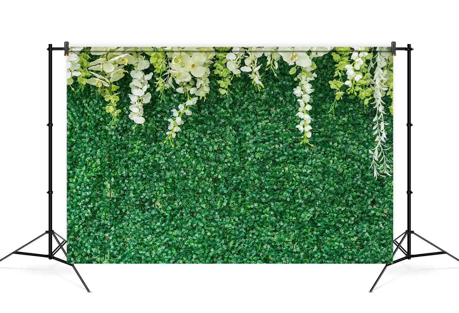 Green Leaves Wall Flowers Wedding Backdrop UK M6-21