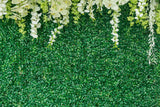 Green Leaves Wall Flowers Wedding Backdrop UK M6-21