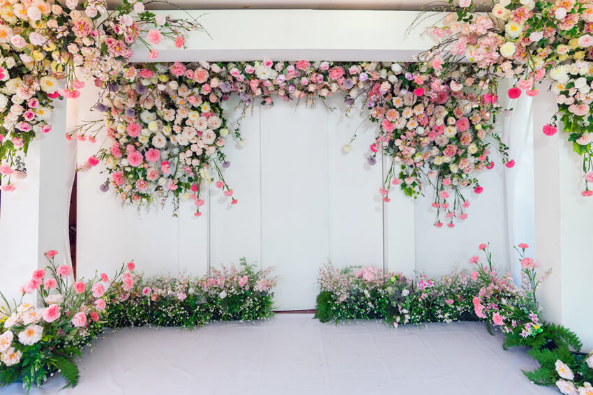 Floral Wall Wedding Backdrop Party Decoration UK M6-27