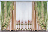 Classical Embroidery Curtain Wedding Party Backdrop UK M6-29
