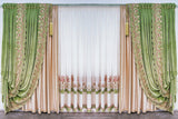 Classical Embroidery Curtain Wedding Party Backdrop UK M6-29
