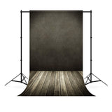 Abstract Cement Wall Texture Wood Floor Backdrop UK M6-78