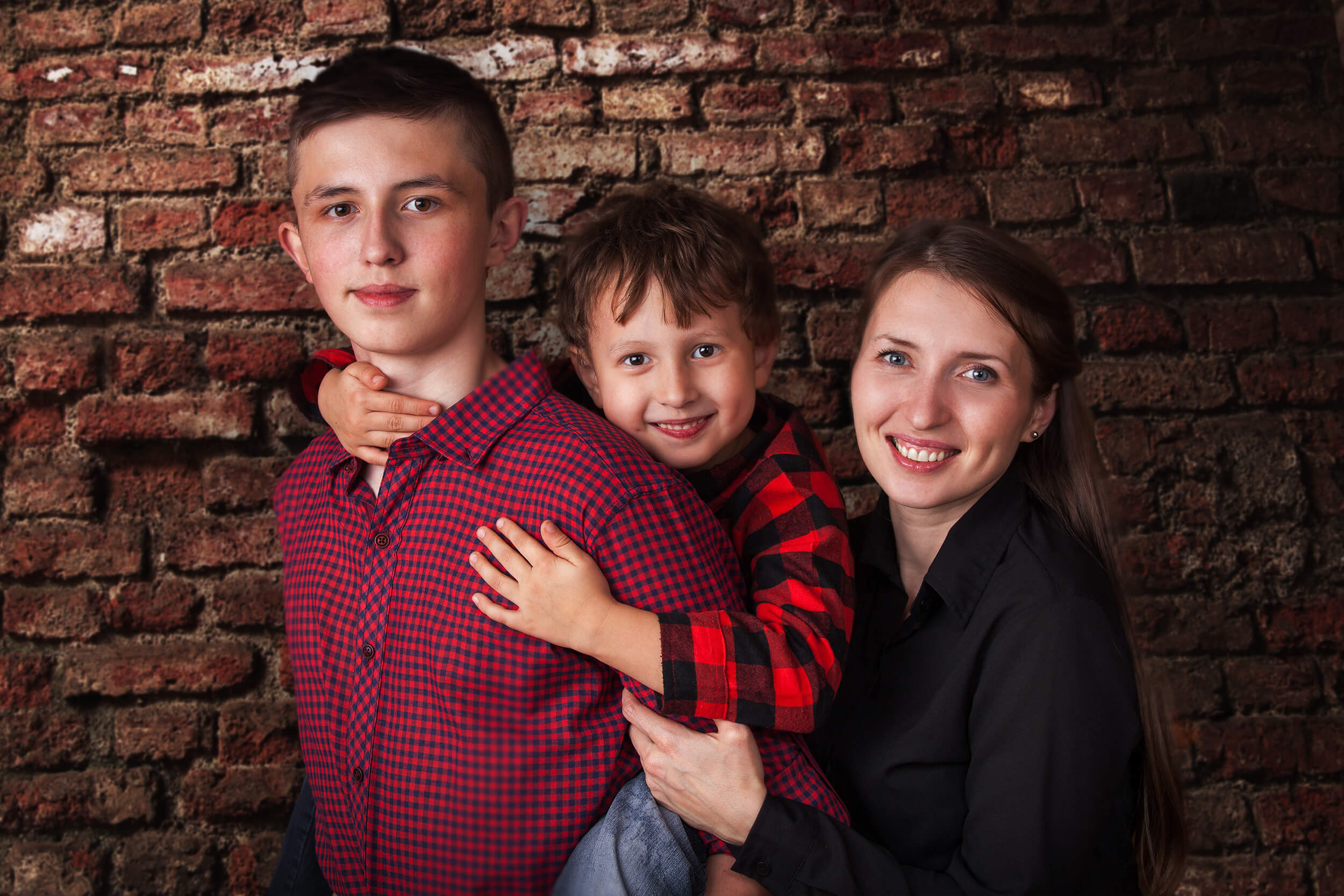 Vintage Brown Brick Wall Photography Backdrop UK M7-20