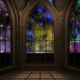 Fantasy Room Interior Magic Window Backdrop UK M7-31
