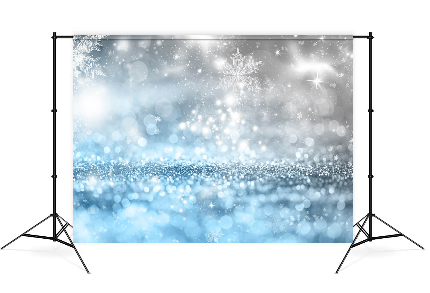 Winter Ice Falling Snowflake Photography Backdrop UK M7-45