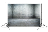 Grey White Cement Wall Abstract Backdrop UK M7-62
