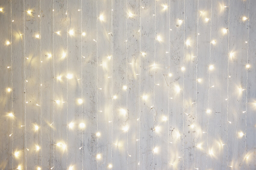 White Wall Decoration Lights Festival Backdrop UK M8-35