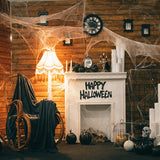 Halloween Scary Room Spider Web Backdrop UK M8-49