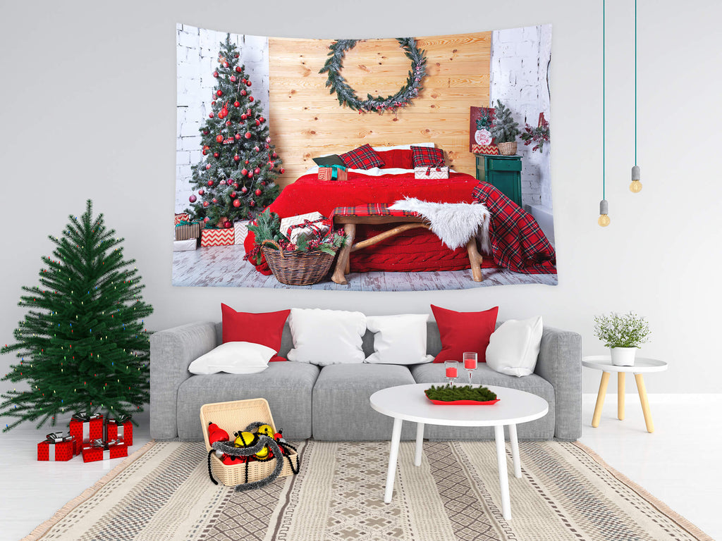 Christmas Bedroom Wall Tapestry Festival Decor BUY 2 GET 1 FREE