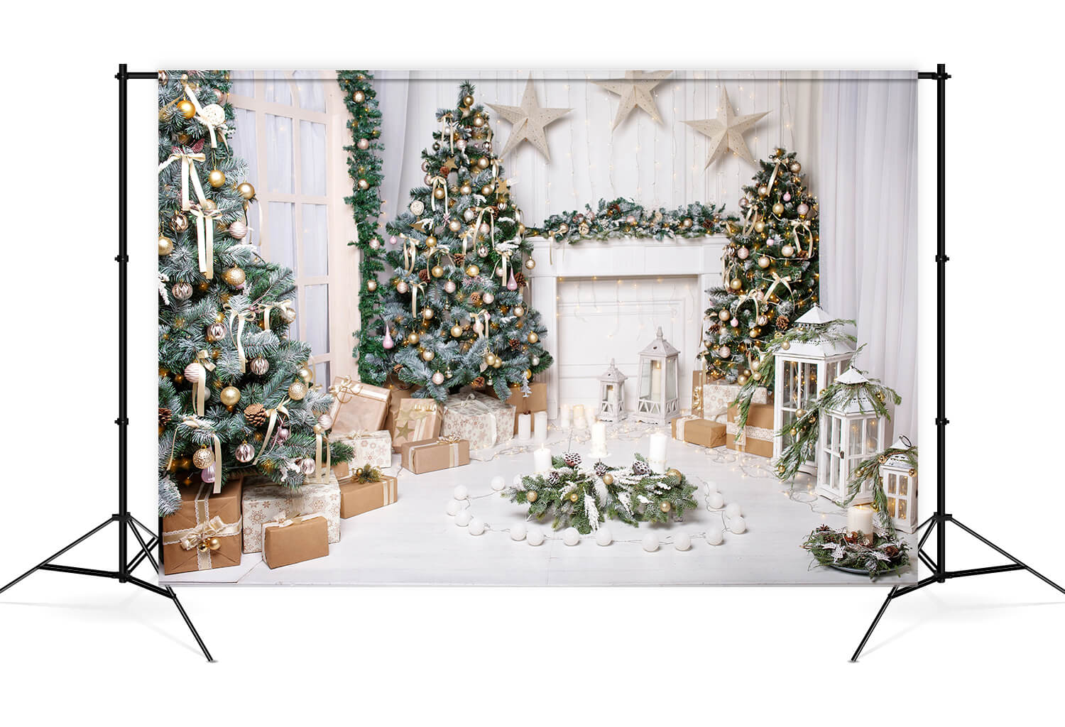 Christmas Day Festival Theme Decoration Backdrop UK M8-71