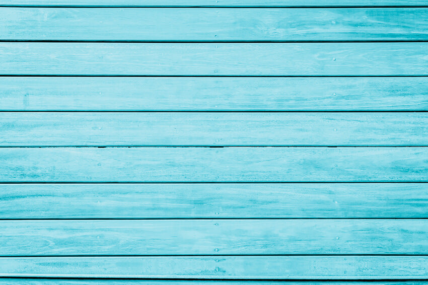 Bright Light Blue Color Wood Plank Backdrop UK M8-74