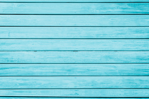 Bright Light Blue Color Wood Plank Backdrop UK M8-74