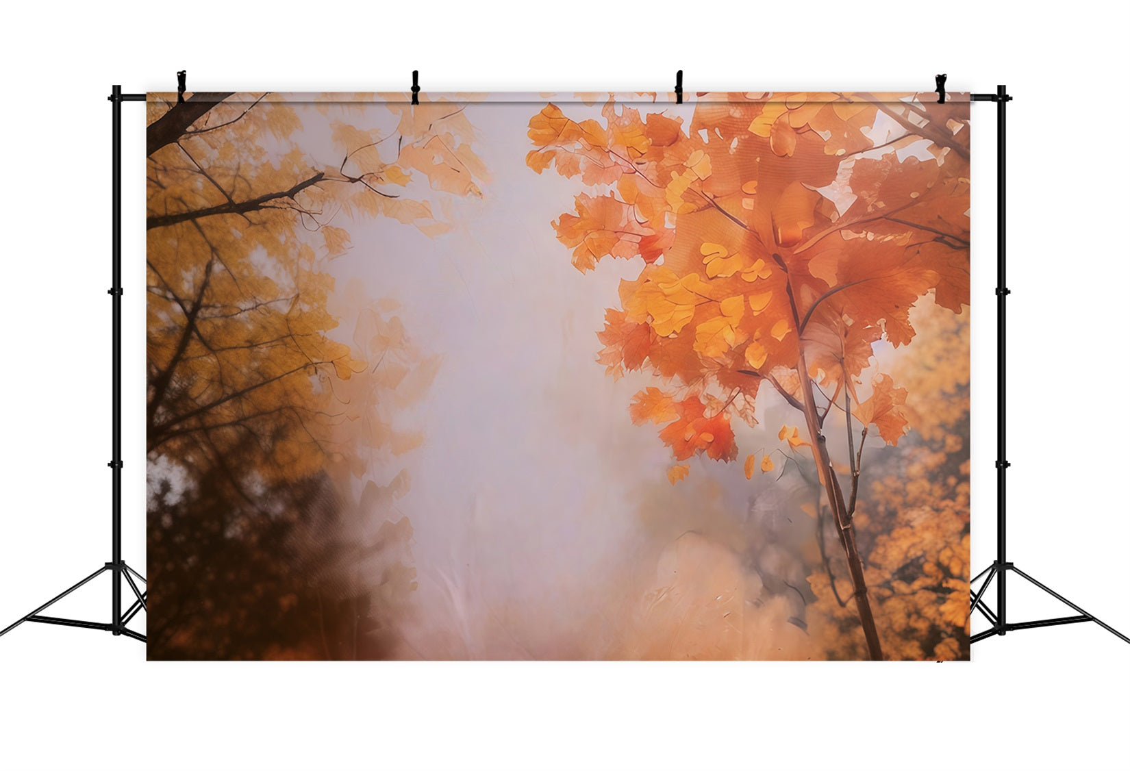 Fall Backdrop Golden Autumn Leaves Autumn Photo Backdrop UK MRR10-55