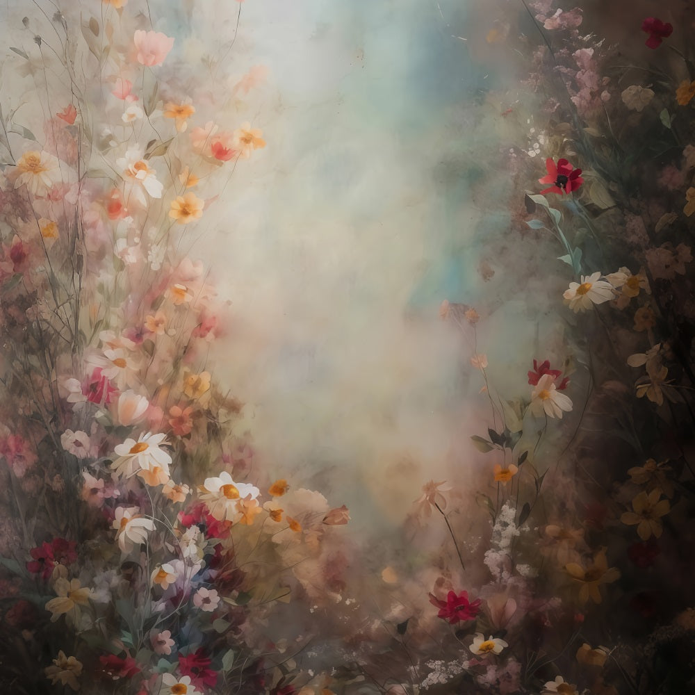 Fine Art Backdrop Lush Wildflower Meadow Artistic Backdrops UK MRR10-60