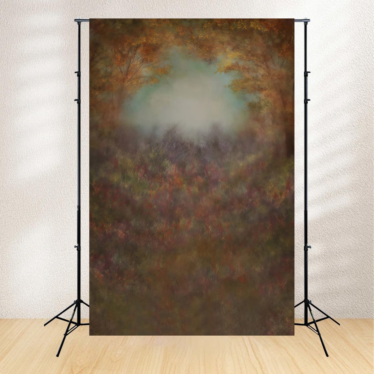 Fine Art Backdrops Autumn Leaves Soft Mist Artistic Backdrop UK MRR10-61