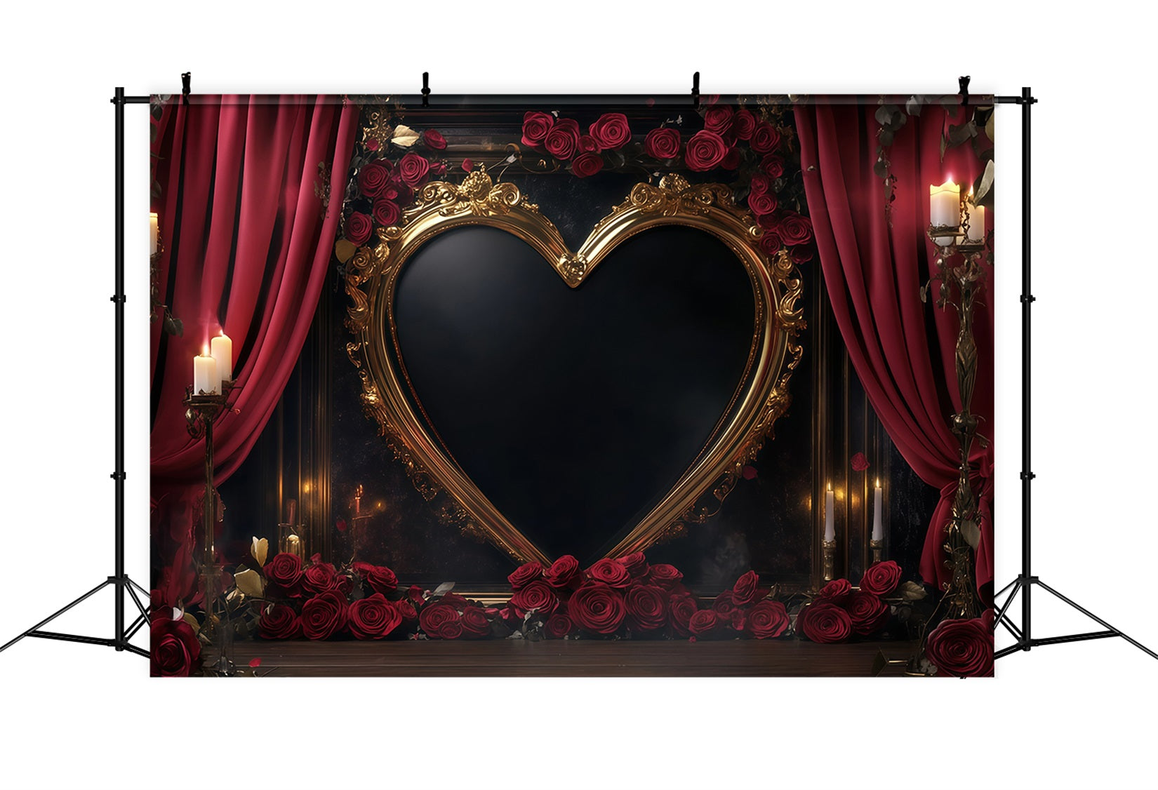 Valentine Heart Backdrop Vintage Love Heart Frame Valentines Backdrop UK MRR11-117