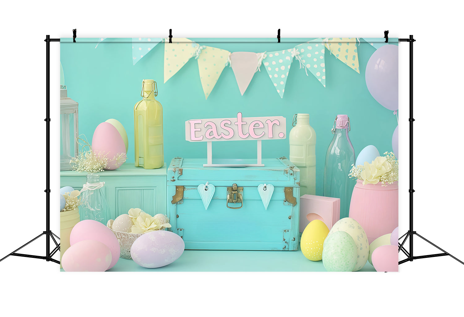 Easter Backdrop Pastel Props Display Easter Photo Backdrop UK MRR11-71