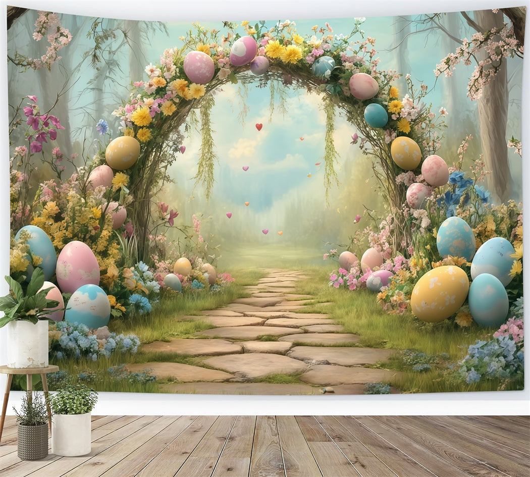 Easter Photo Backdrop Forest Tent Bunny Setup Easter Backdrop Ideas UK MRR11-84