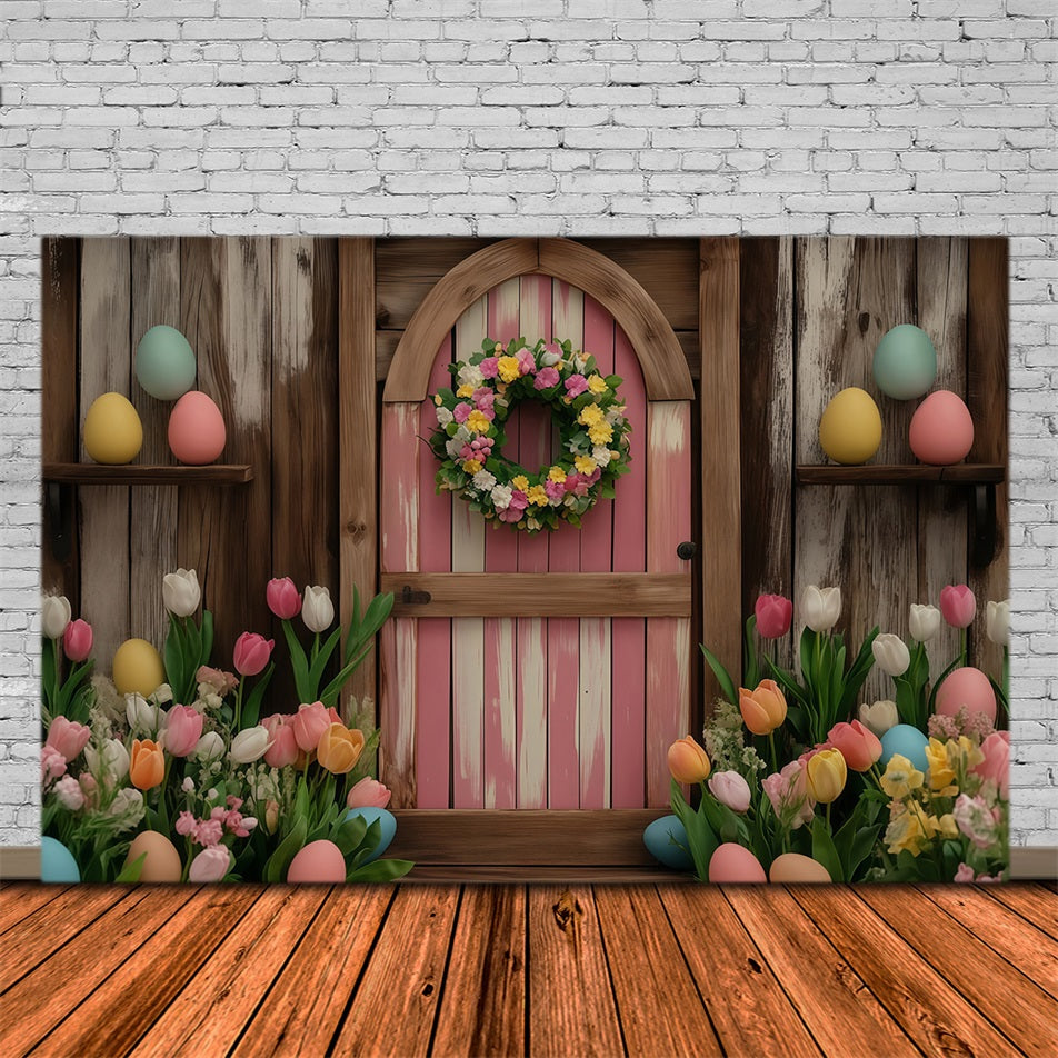 Easter Egg Backdrop Enchanted Meadow Egg Path Easter Photography Backdrops UK MRR11-88