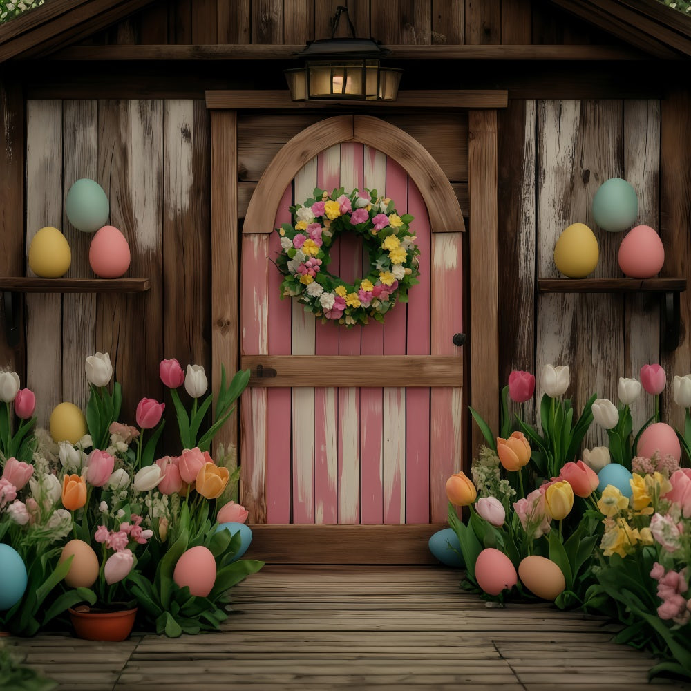 Easter Egg Backdrop Enchanted Meadow Egg Path Easter Photography Backdrops UK MRR11-88