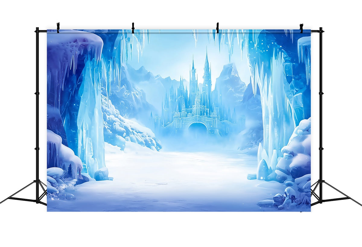 Castle Backdrops Frozen Kingdom Winter Backdrop UK MRR7-162