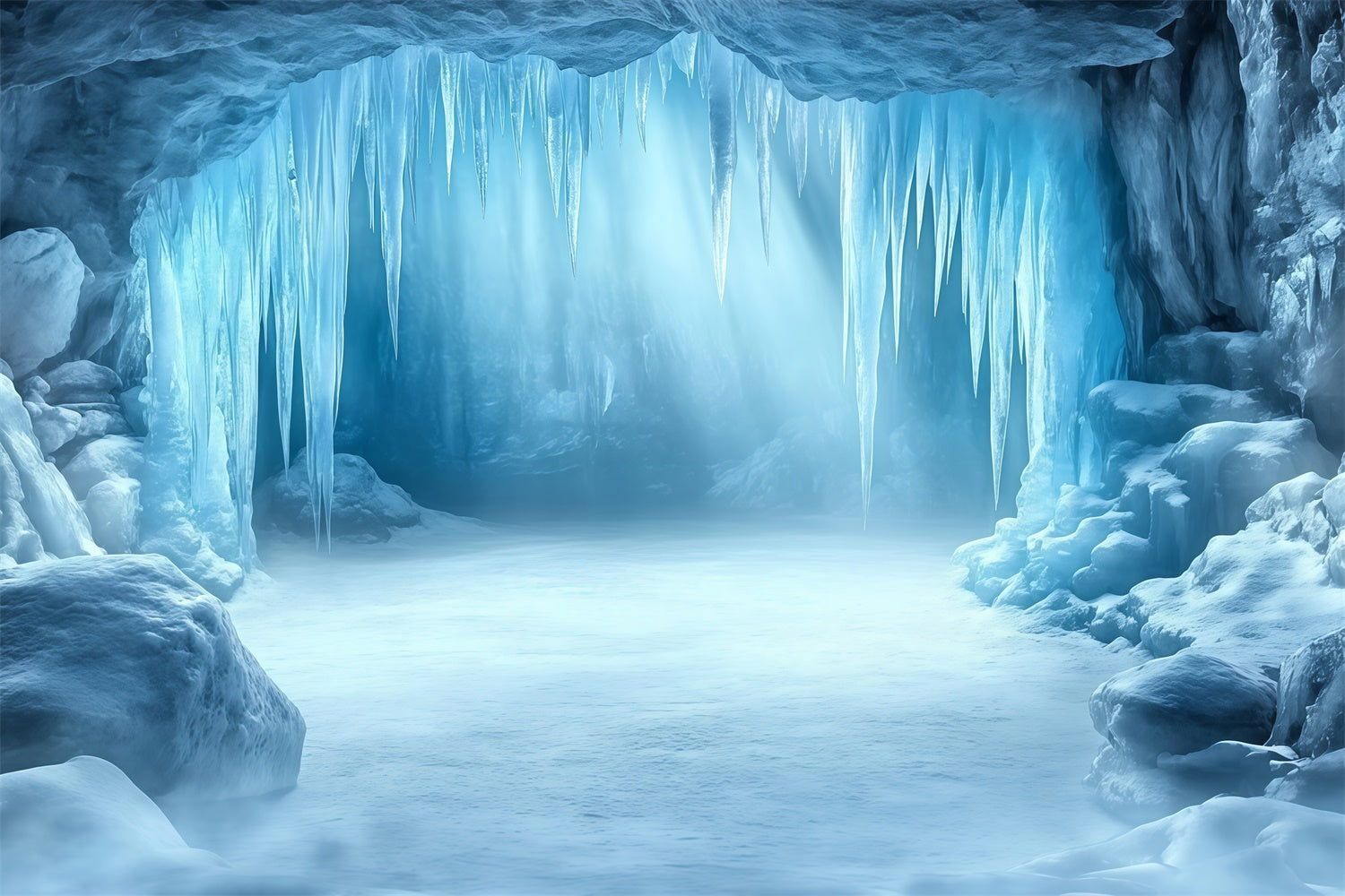 Winter Backdrops Crystal Cavern Silence Backdrop UK MRR7-171