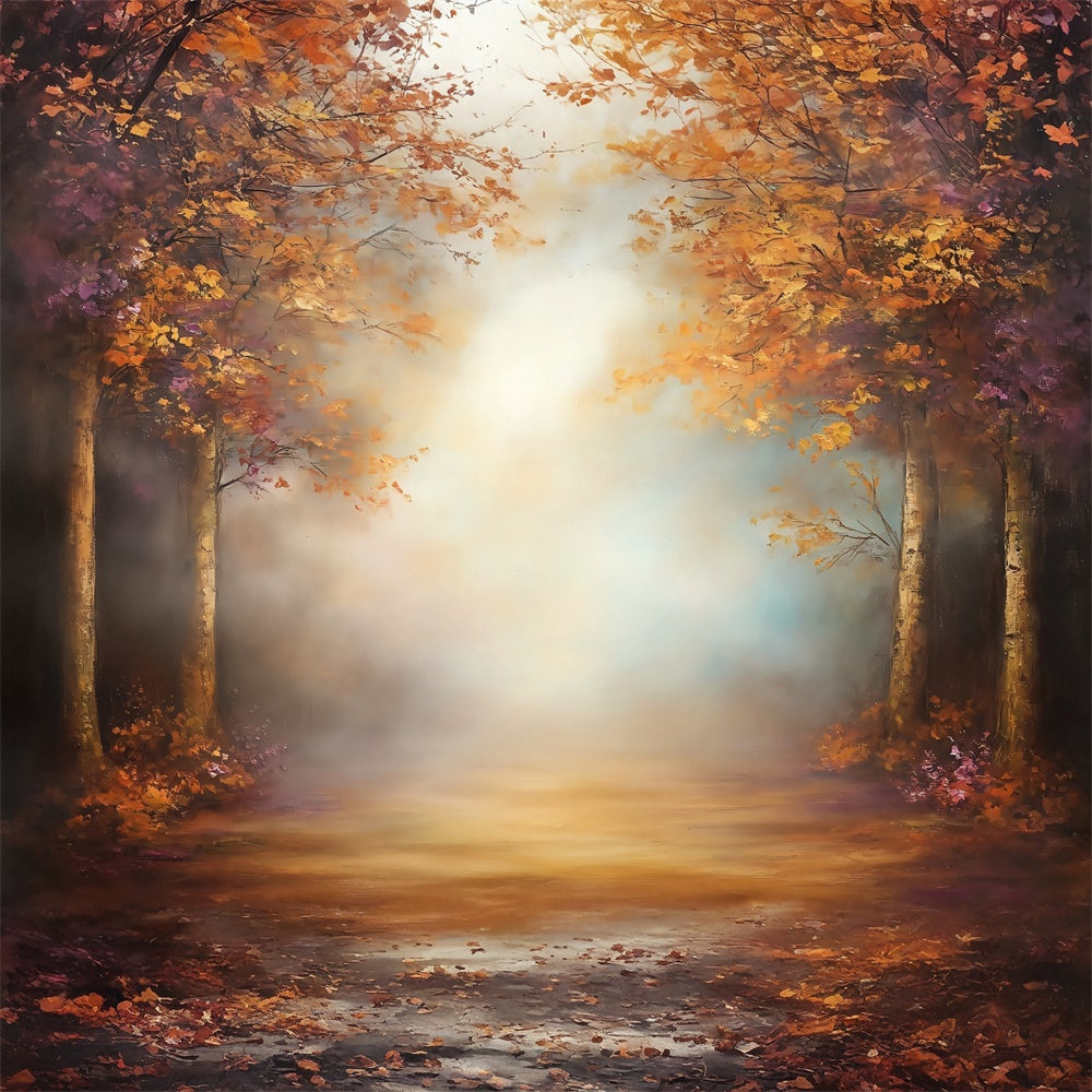 Painting Backdrops Misty Woods Best Photography Backdrops UK MRR7-195