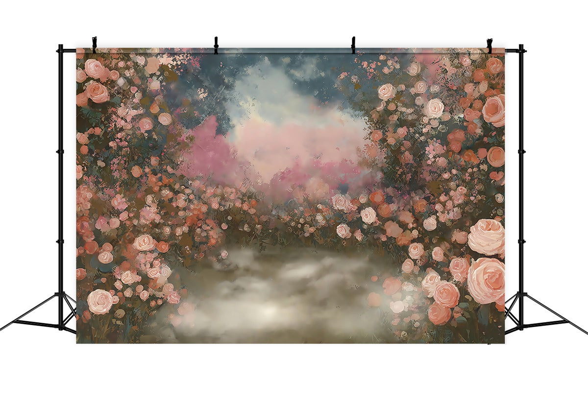 Artistic Backdrops Pastel Rose Whisper Fabric Backdrops UK MRR7-199