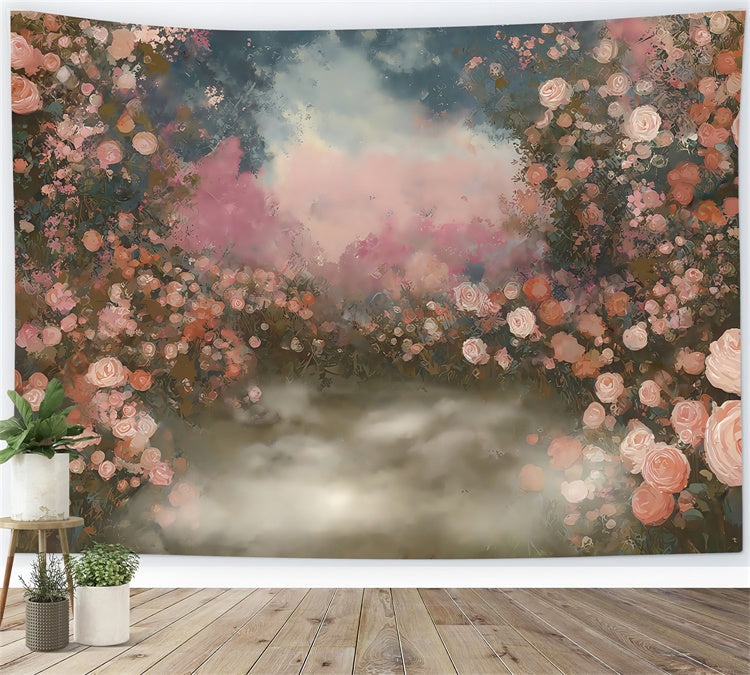 Artistic Backdrops Pastel Rose Whisper Fabric Backdrops UK MRR7-199