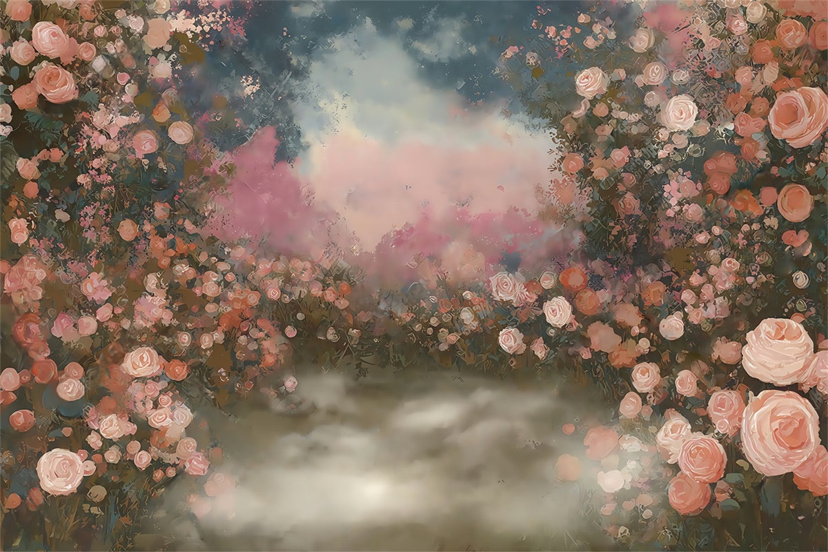 Artistic Backdrops Pastel Rose Whisper Fabric Backdrops UK MRR7-199