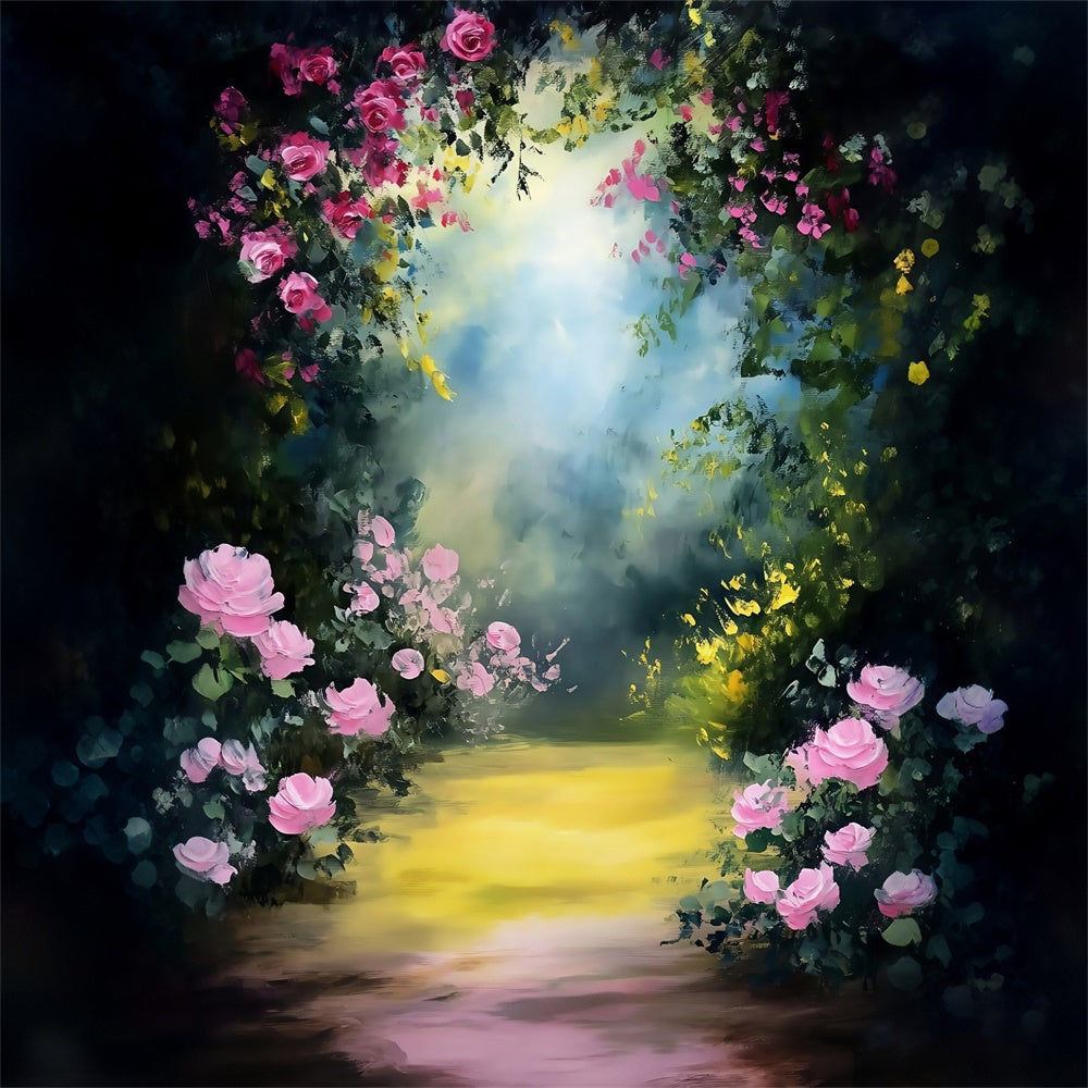 Artistic Backdrop Secret Bloom Trail Fabric Backdrops UK MRR7-206