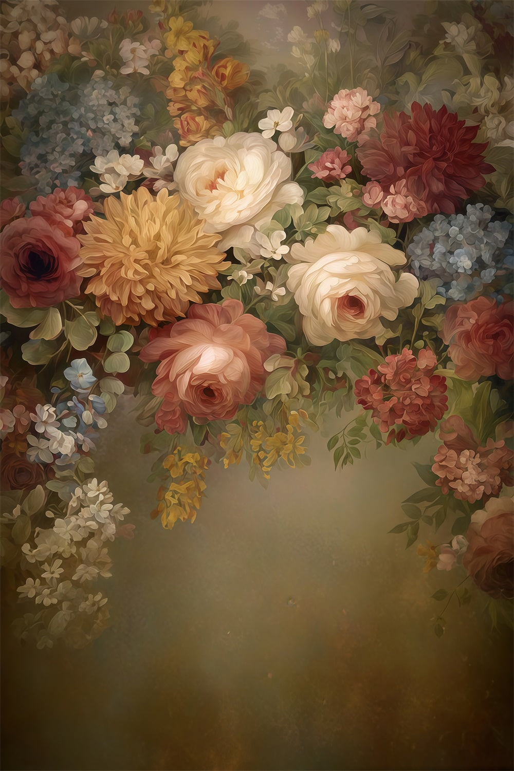 Fine Art Backdrops Timeless Bloom Harmony Backdrop UK MRR7-209