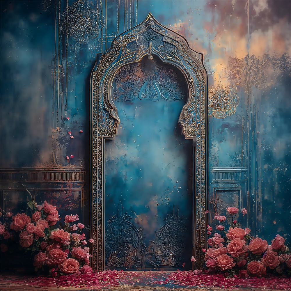 Antique Backdrop Ornate Blossom Portal Vintage Backdrop UK MRR7-234