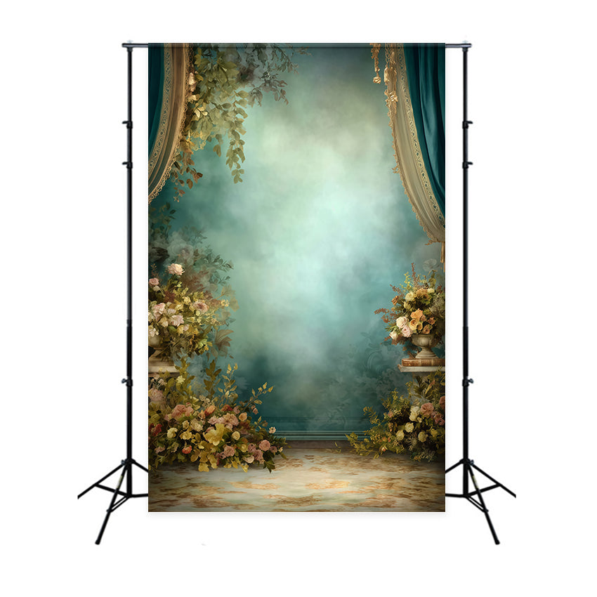 Backdrop Vintage Garden Mist Regal Curtain Backdrop UK MRR7-239