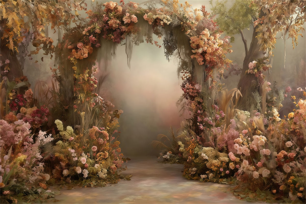 Bohemian Backdrop Twilight Garden Pathway Backdrop UK MRR7-249