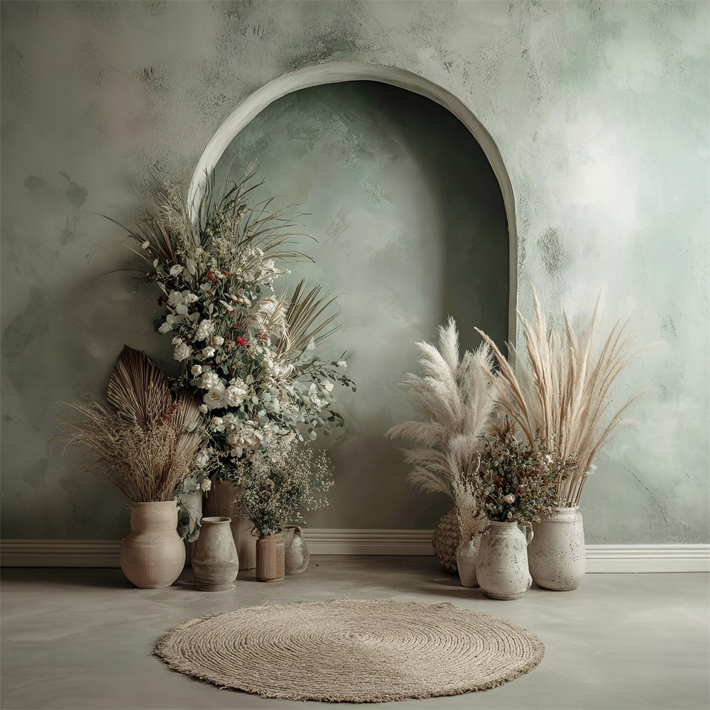 Bohemian Style Backdrop Boho Botanical Nook Backdrop UK MRR7-280