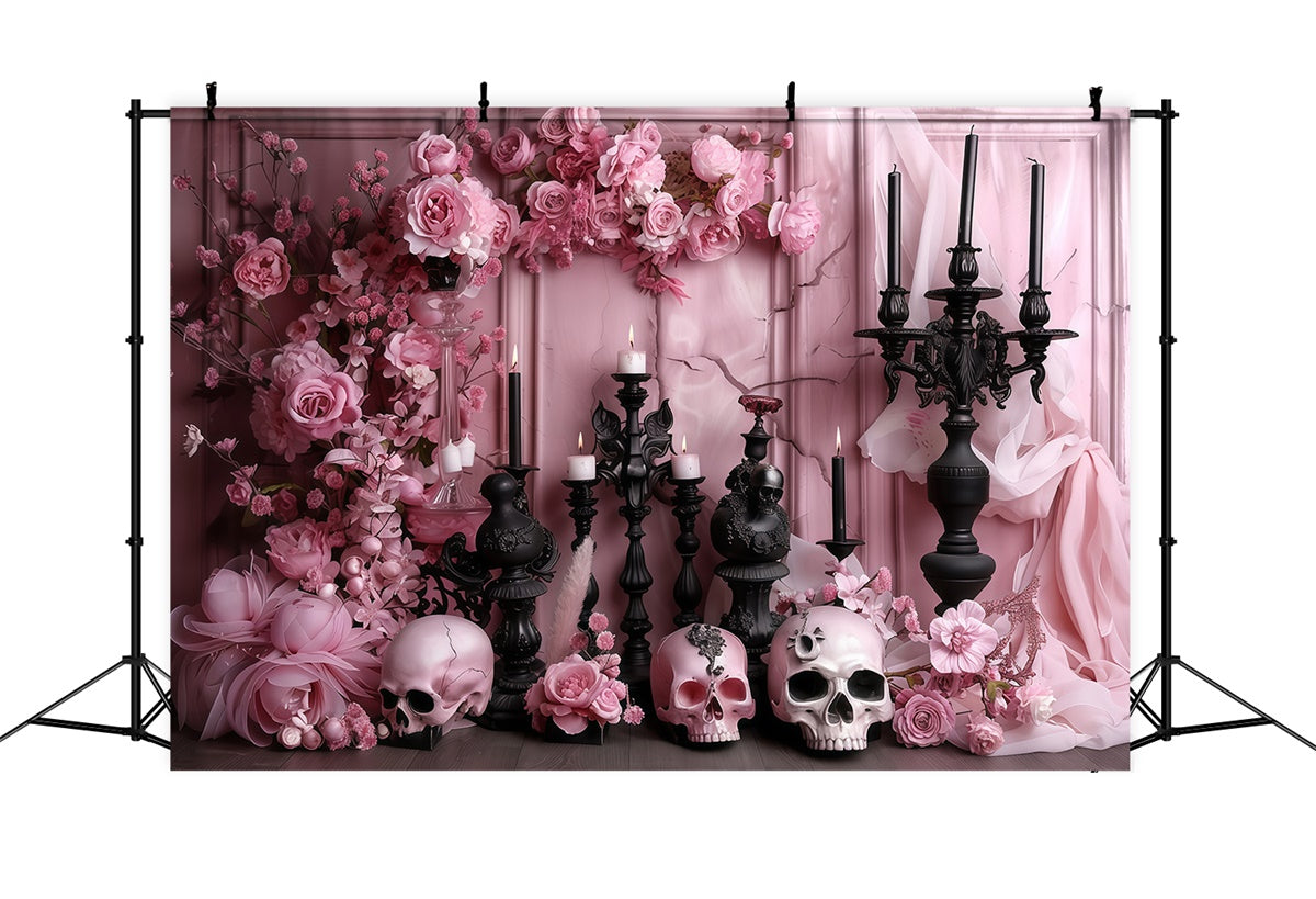 Scary Halloween Backdrops Elegant Rose Altar Backdrop UK MRR7-34