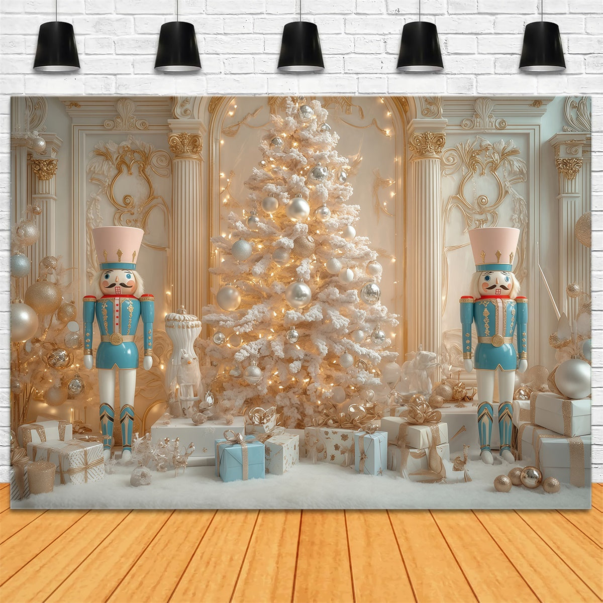 Christmas Backdrops Frosted Palace Dreams Backdrop UK MRR7-85