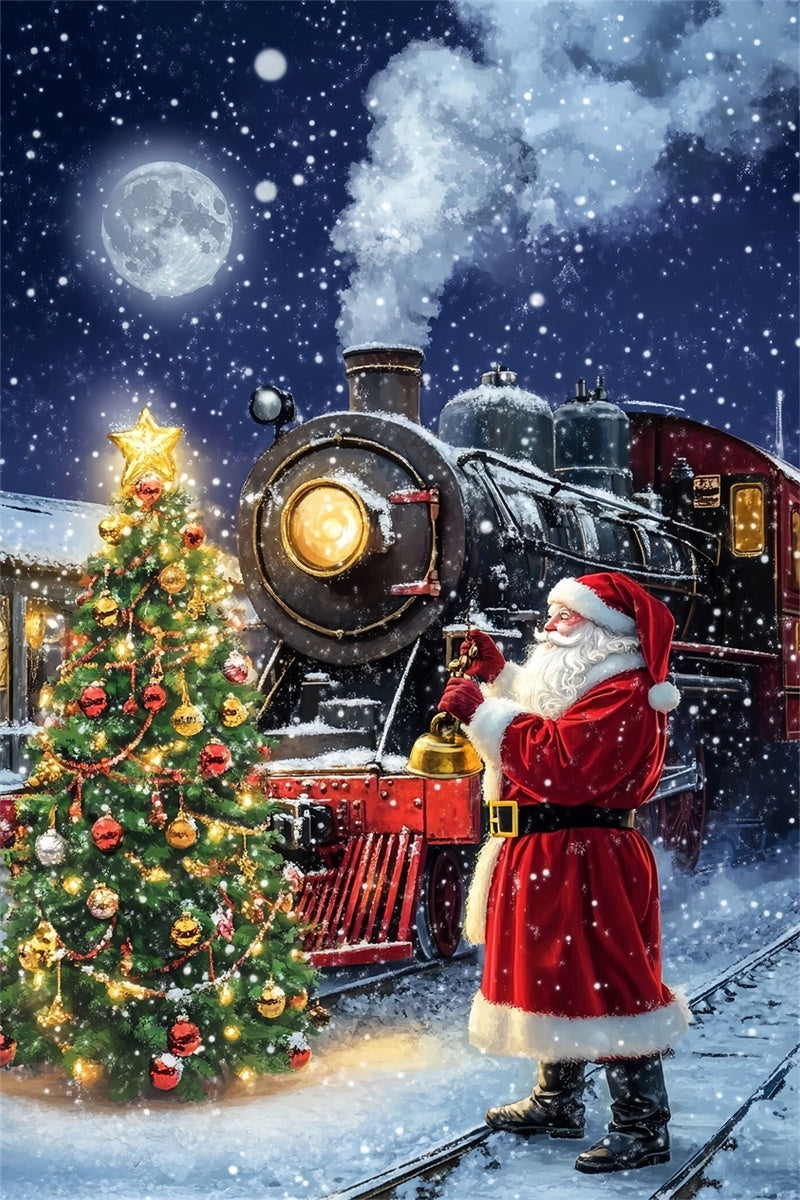Christmas Backdrops Winter Journey Wonderland Backdrop UK MRR7-90