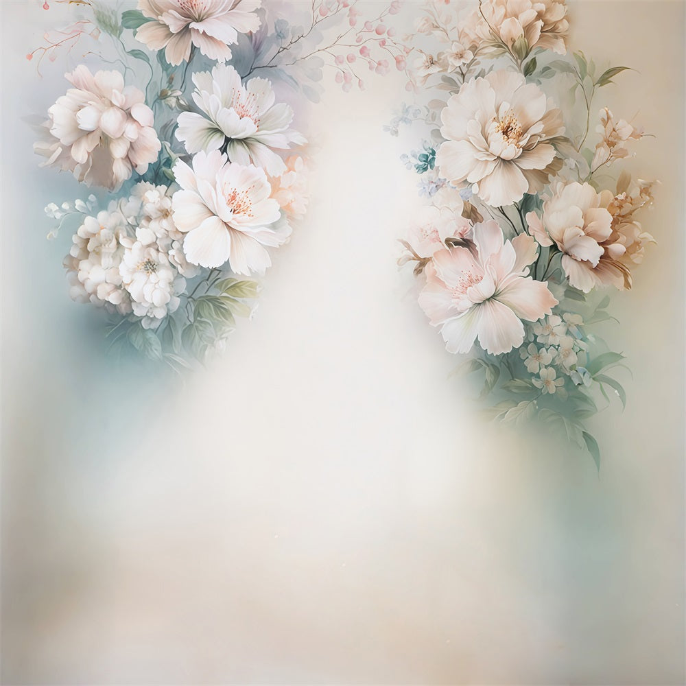 Maternity Backdrop Abstract Vintage Flower Painting Maternity Photo Backdrop UK MRR8-276