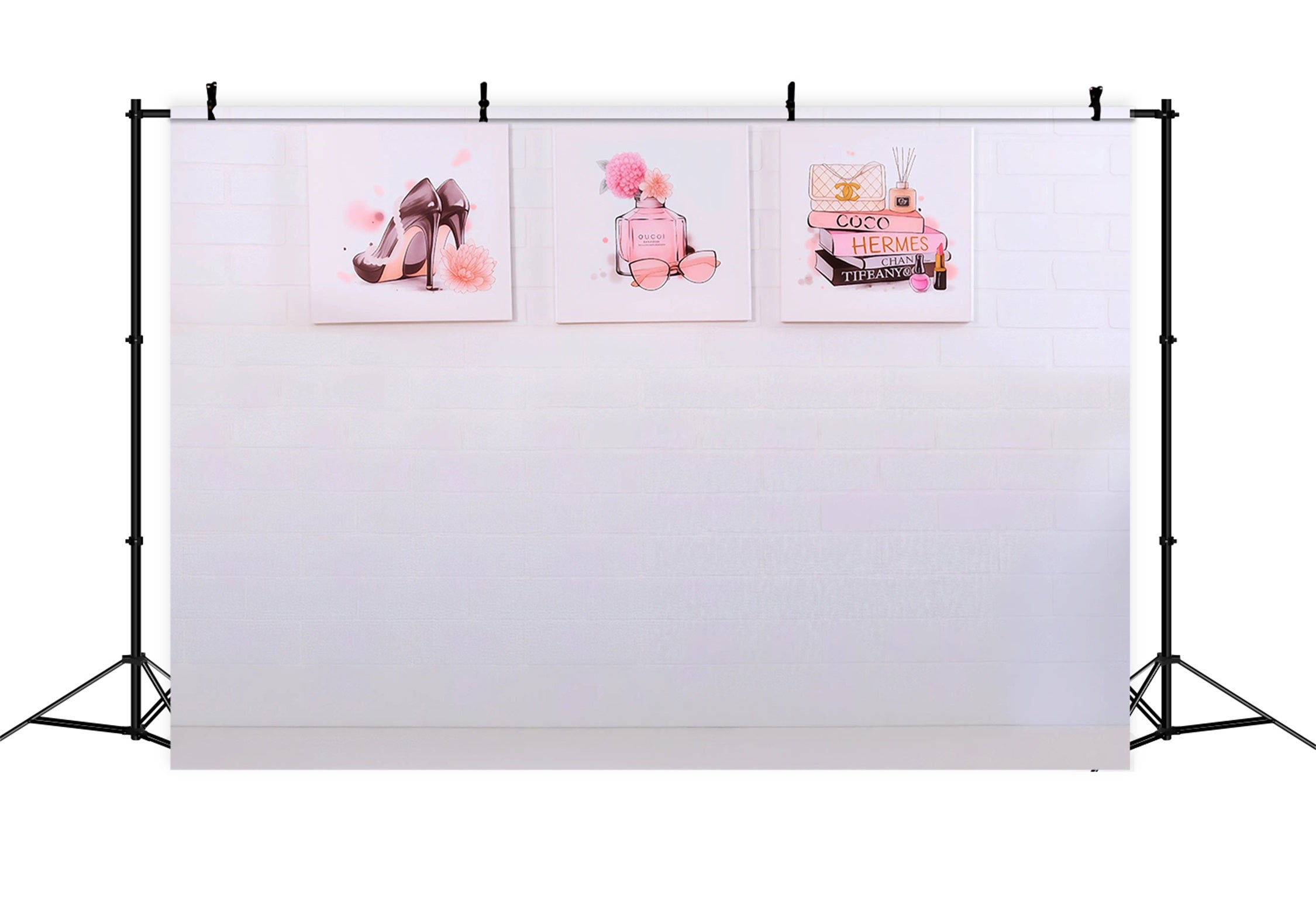Children Backdrops Fashion Heels Perfume Books Decor newborn Backdrop UK MRR9-21