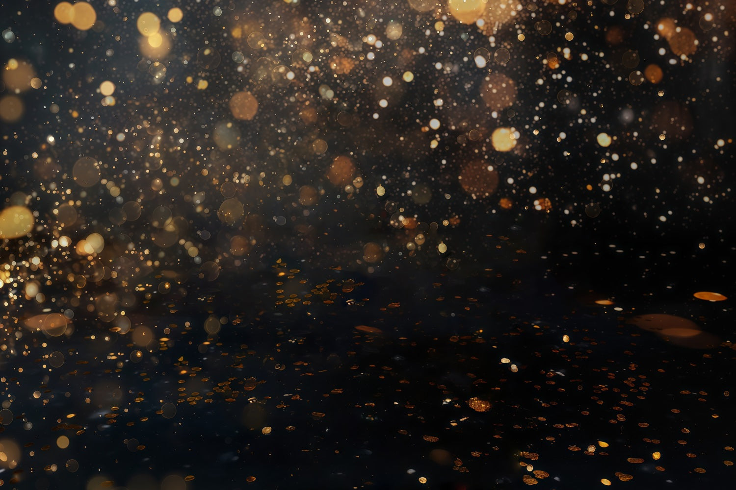 Glitter Bokeh Backdrop Golden Sparkling Glitter Lights Bokeh Backdrop UK MRR9-54