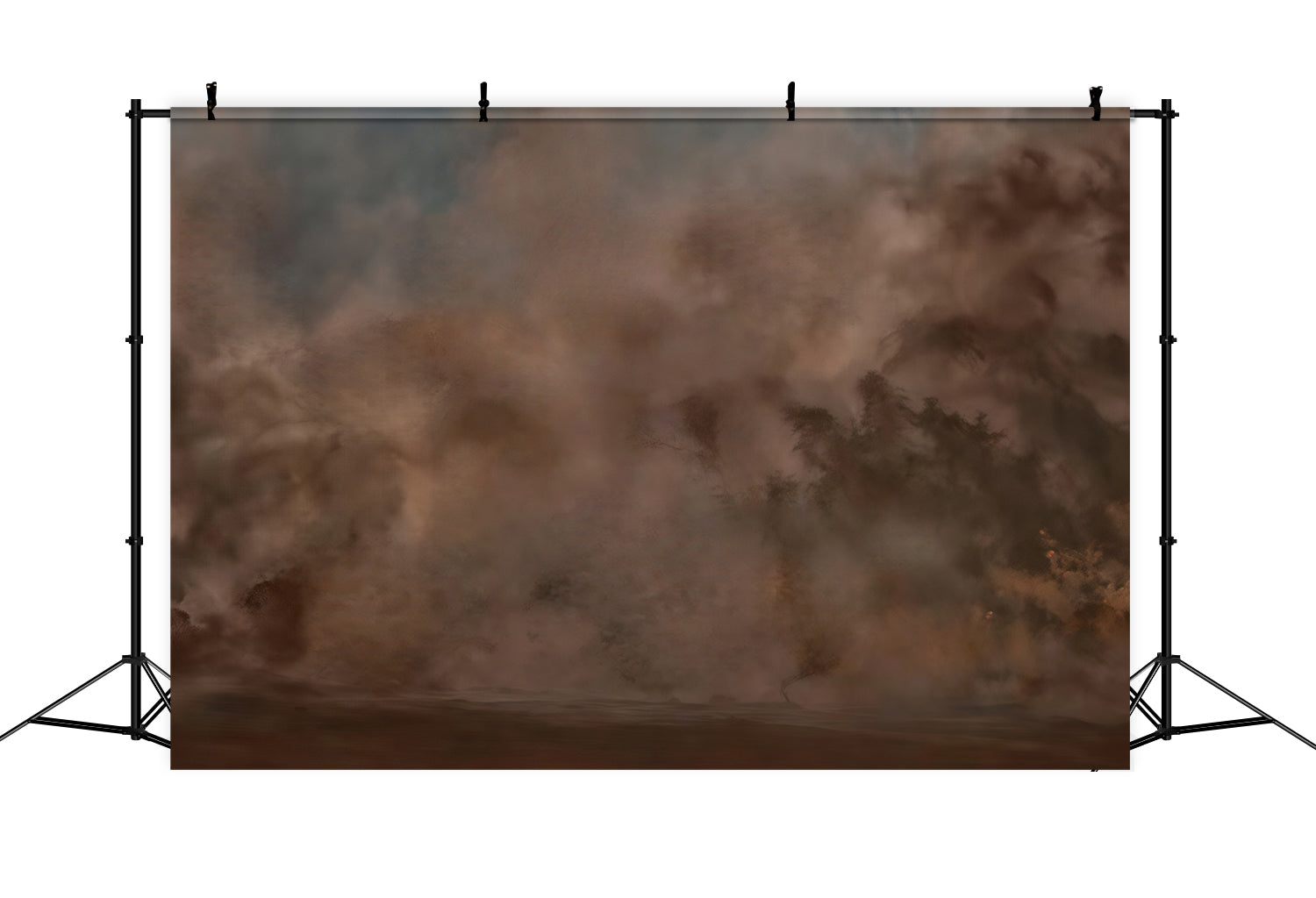 Painting Backdrop Moody Brown Mist Abstract Haze Fine Art Backdrop UK MRR9-65