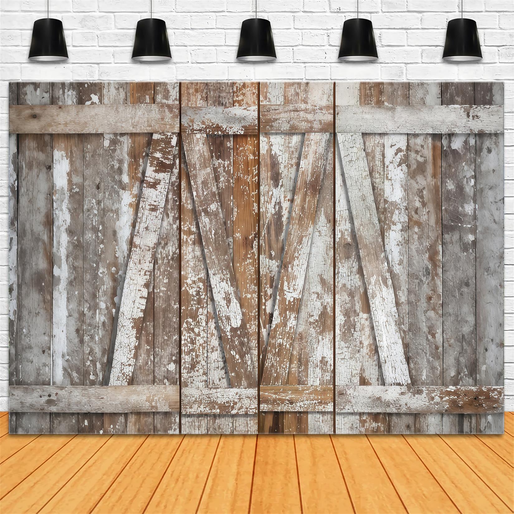 Rustic Wood Backdrop Rustic Barn Wood Weathered Planks Wood Backdrop UK MRR9-66
