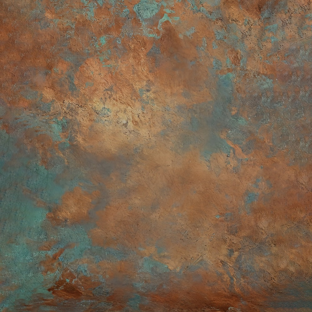 Painting Backdrop Textured Copper Patina Wall Fine Art Backdrop UK MRR9-67