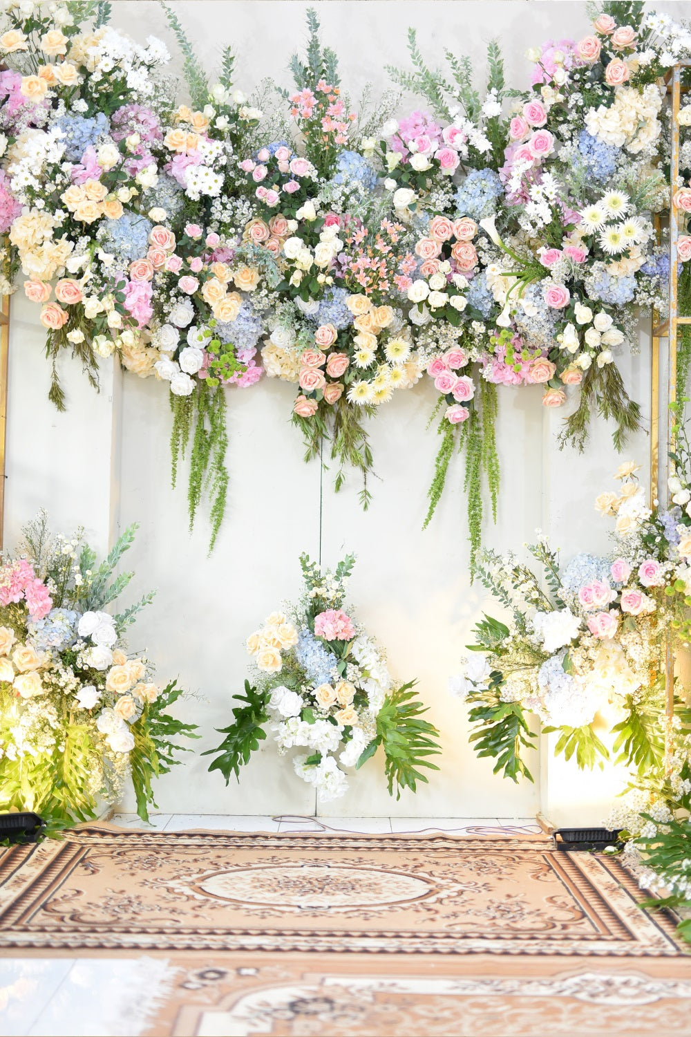 DBackdrop Colorful Flowers Wedding Theme Sacred Backdrop RR4-38