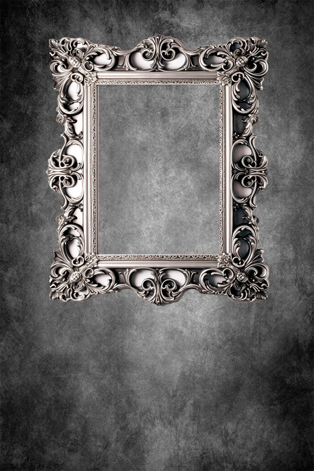 DBackdrop Art Classic Rectangular Photo Frame Gray Tone Abstract Backdrop RR4-58