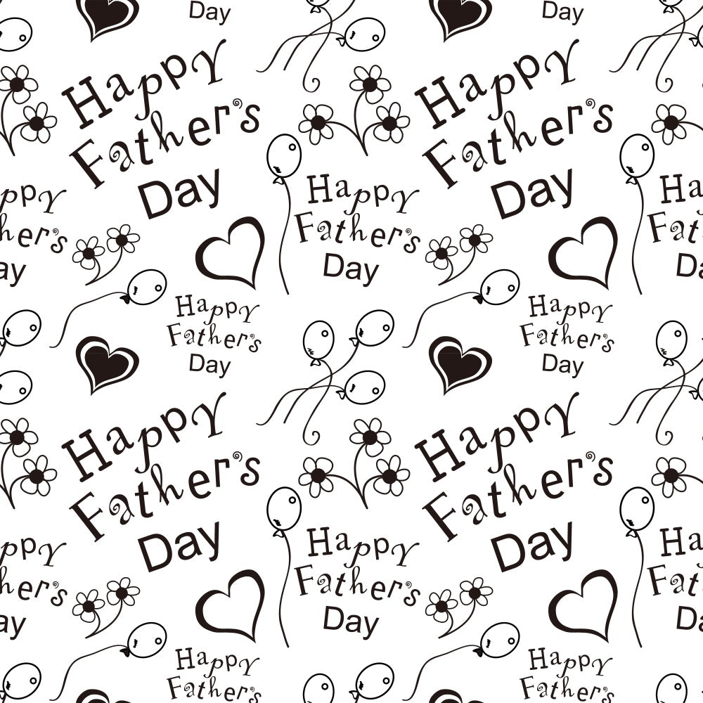 Father's Day Hand Draw Lettering Backdrop RR5-29