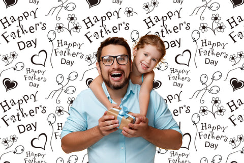 Father's Day Hand Draw Lettering Backdrop RR5-29