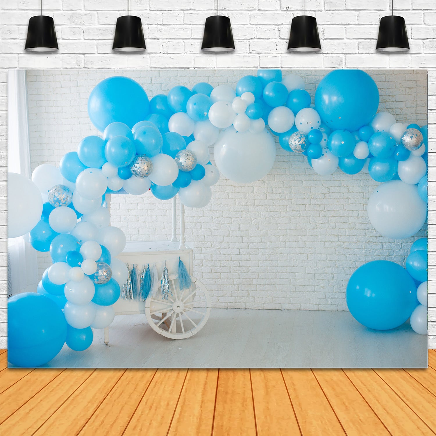 Balloons Garland Party Decoration Backdrop UK RR5-33